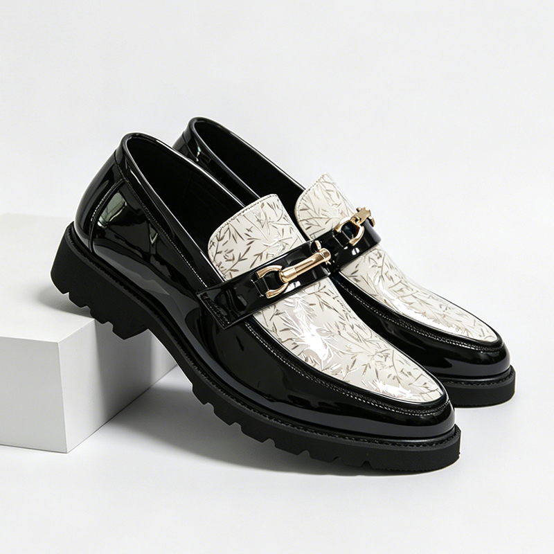 Men Formal Wear Shoes - Sapatos masculinos de couro envernizado com