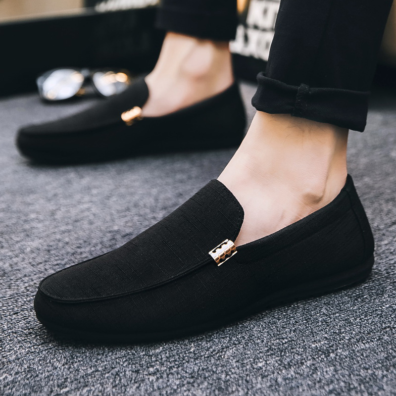 Men'S Formal Party Wear Shoes - Homens sapatos casuais lona deslizamento em