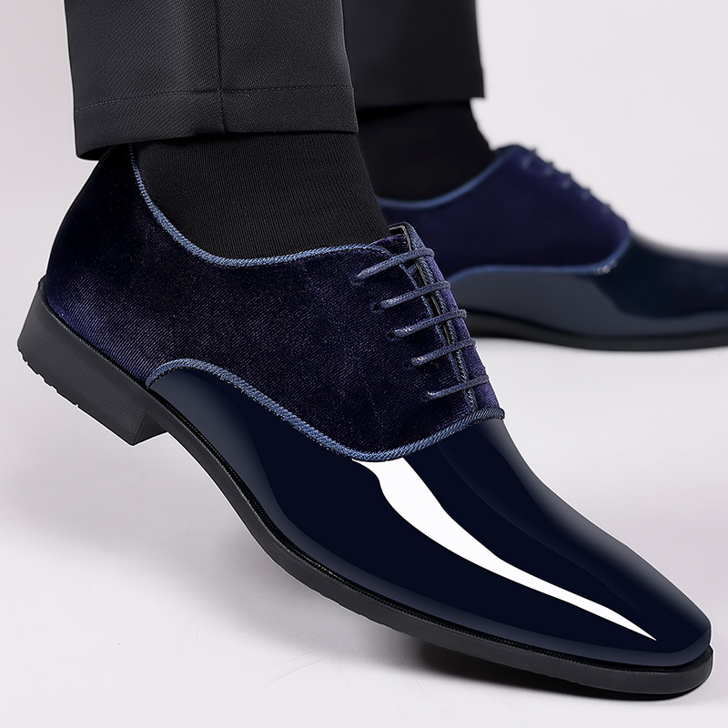 Men Formal Wear Shoes - Sapato formal masculino casual com renda,