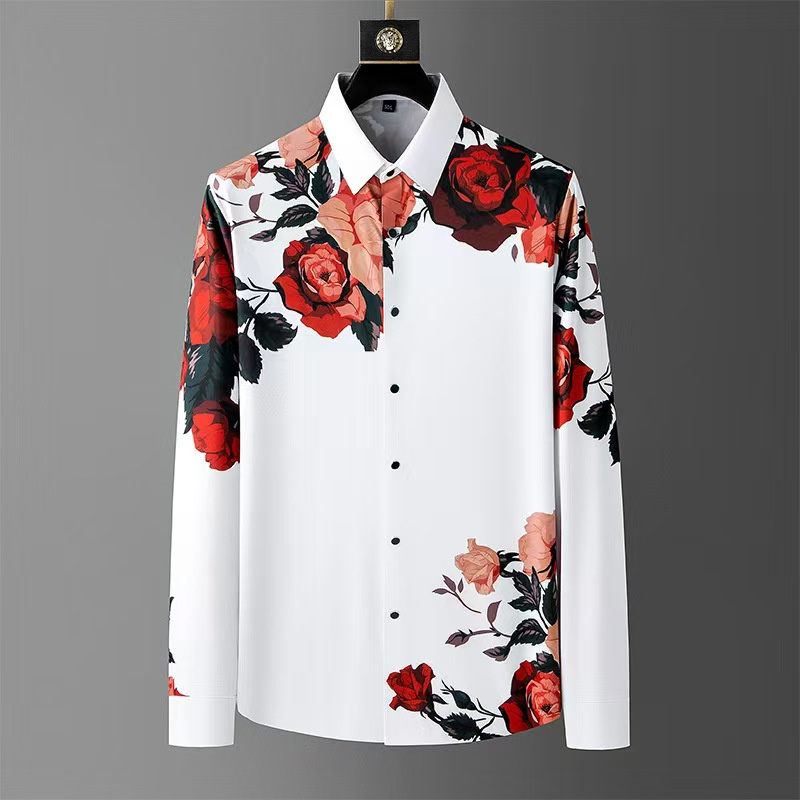 Men Formal Party Wear Shirt - Luxo de alta qualidade dos homens