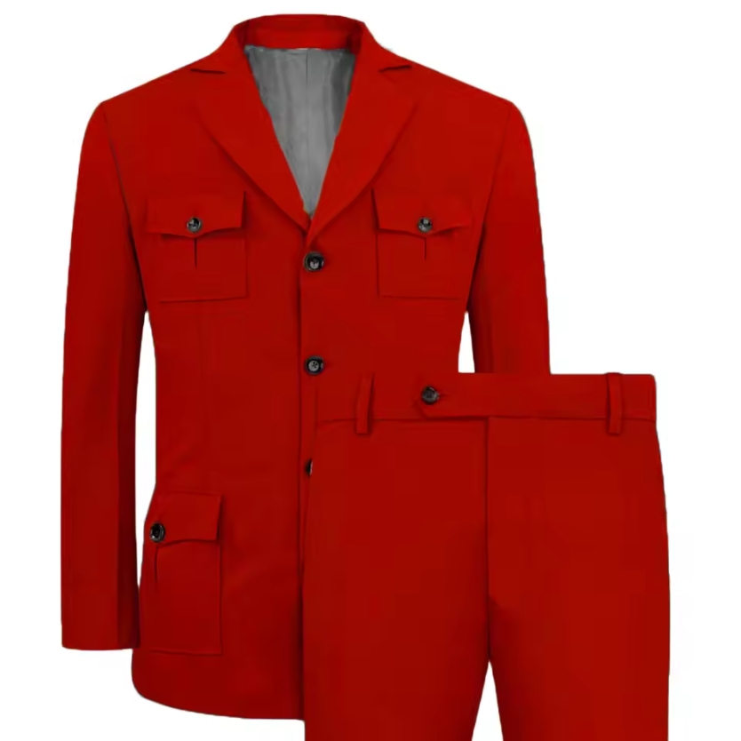 Ternos masculinos jakcet casua - Men Formal Wear Pants avaliação e preço