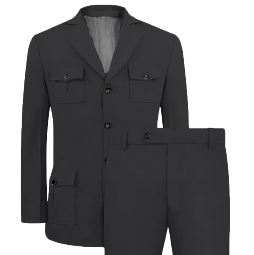 Ternos masculinos jakcet casua - Men Formal Wear Pants avaliação e preço