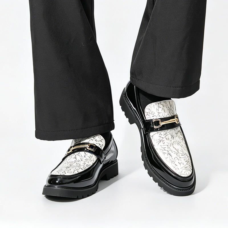 Sapatos masculinos de couro en - Men Formal Wear Shoes avaliação e preço