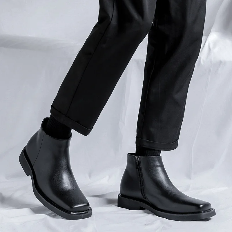 Preto nova moda masculina sapa - Men Formal Wear Shoes avaliação e preço