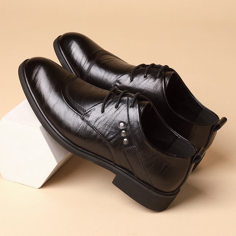 Sapatos Oxford de Couro com De - Men'S Formal Party Wear Shoes avaliação e preço