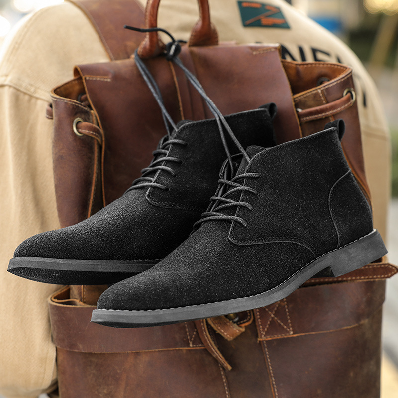 Botas Chelsea Marrons Estilo B - Men Formal Wear Shoes avaliação e preço