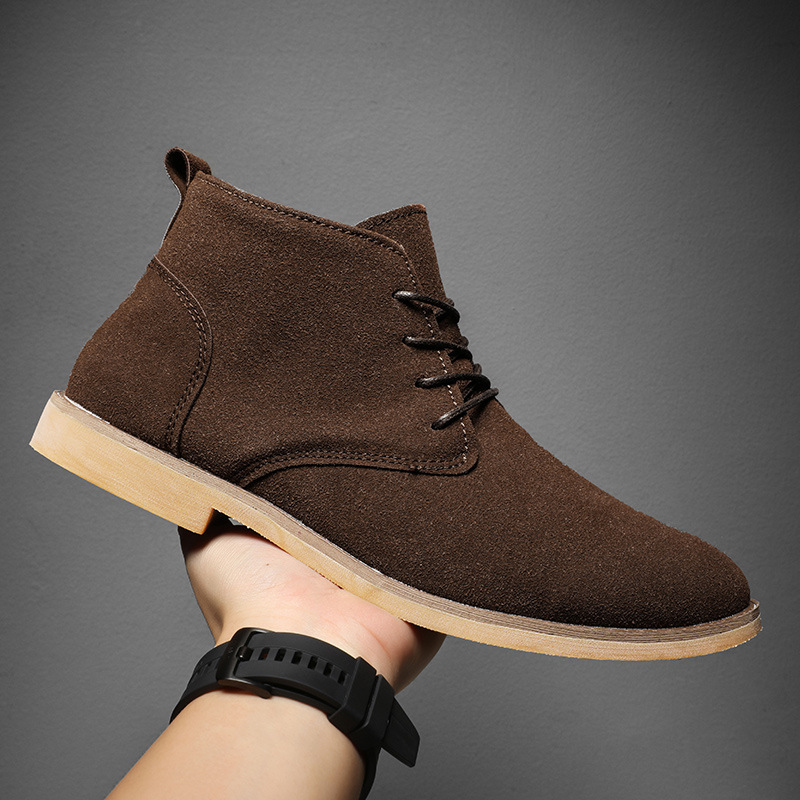 Botas Chelsea Marrons Estilo B - Men Formal Wear Shoes avaliação e preço