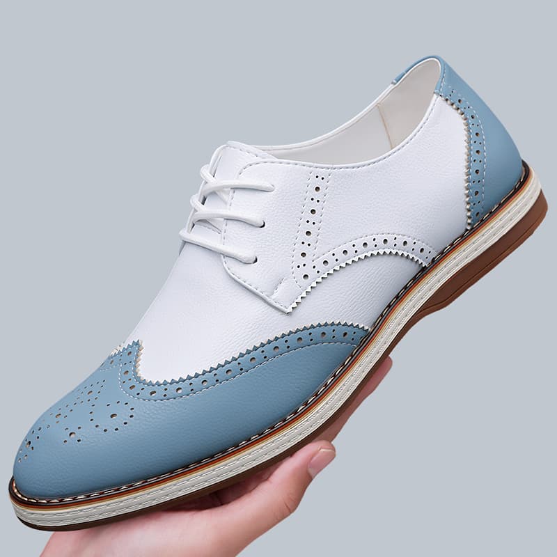 Sapatos Oxford Brogue Masculin - Men Formal Wear Shoes avaliação e preço
