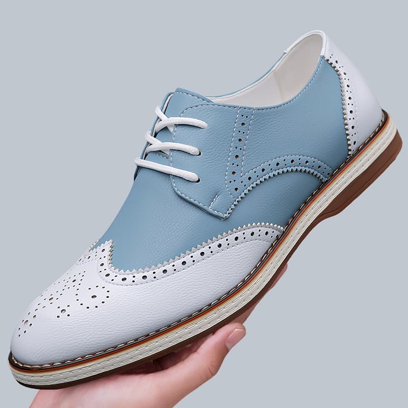 Sapatos Oxford Brogue Masculin - Men Formal Wear Shoes avaliação e preço