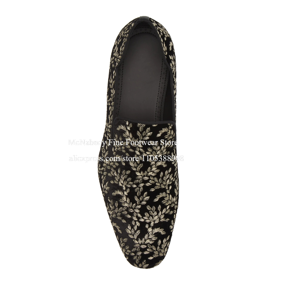 Sapatos masculinos de veludo d - Men'S Formal Party Wear Shoes avaliação e preço