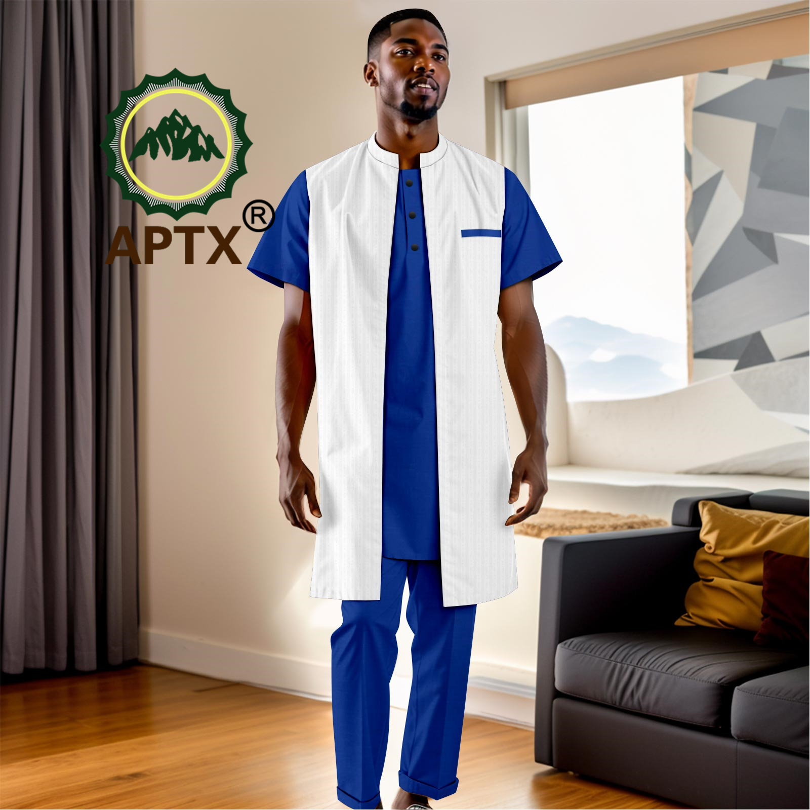 Roupas africanas para homens t - Men Formal Party Wear Shirt avaliação e preço
