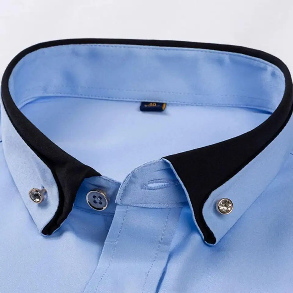 Nova Camisa Masculina de Moda  - Men Formal Party Wear Shirt avaliação e preço