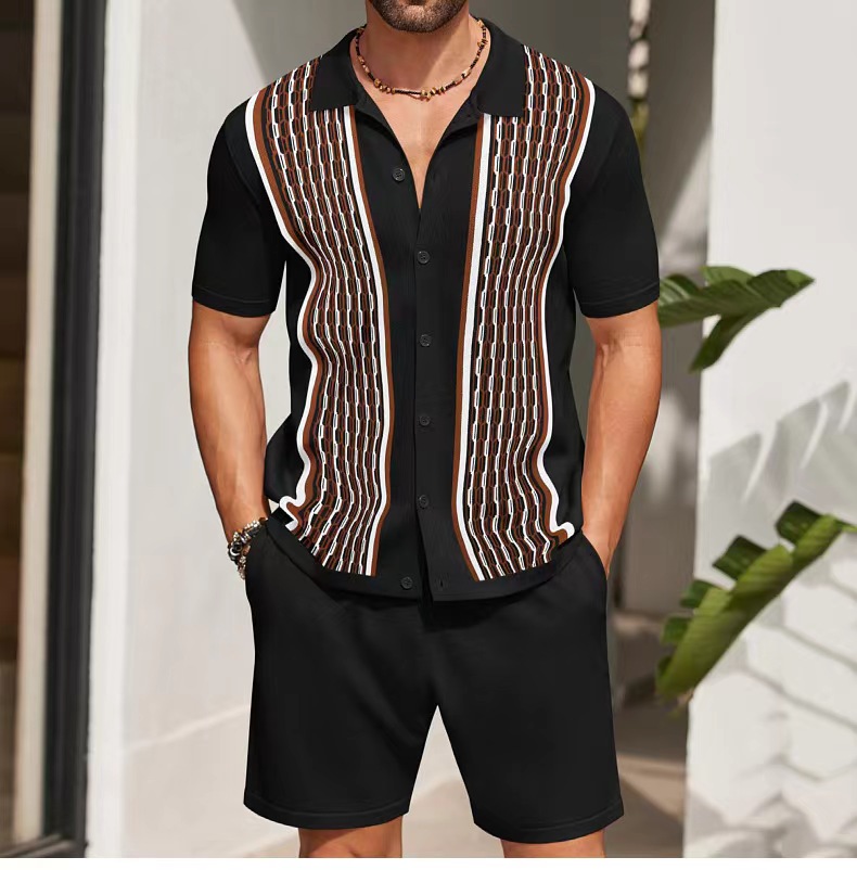 Conjuntos de camisa masculina  - Men'S Formal Beach Wear avaliação e preço