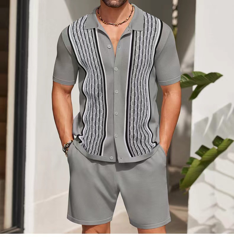 Conjuntos de camisa masculina  - Men'S Formal Beach Wear avaliação e preço
