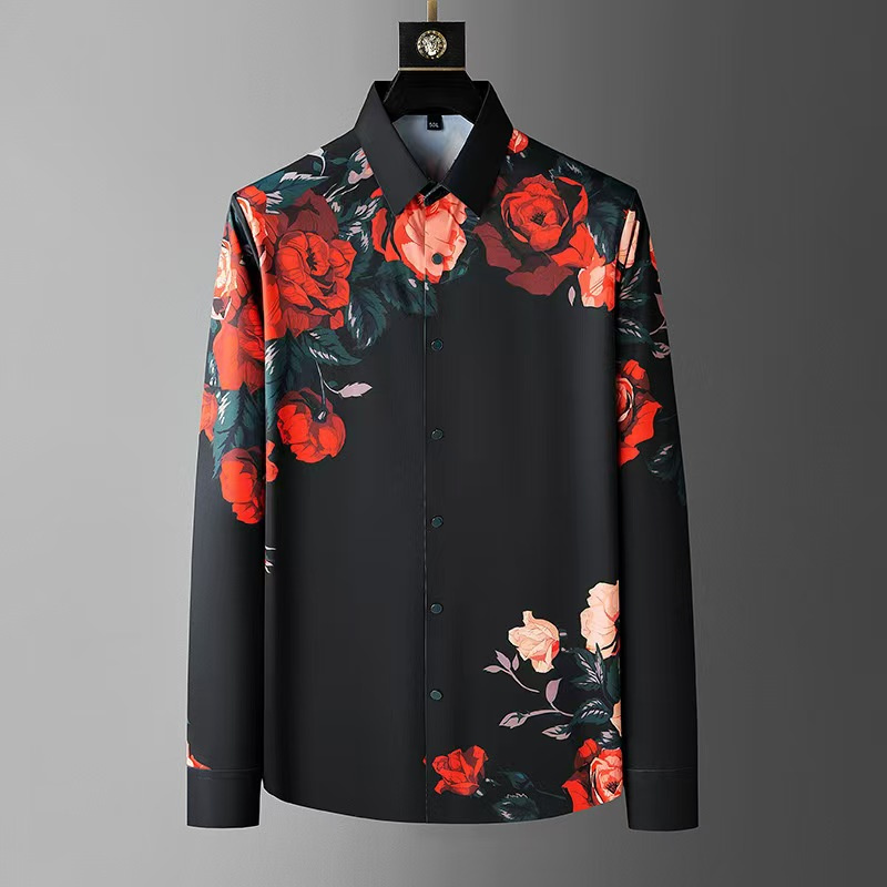 Luxo de alta qualidade dos hom - Men Formal Party Wear Shirt avaliação e preço