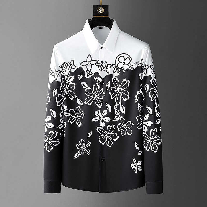 Luxo de alta qualidade dos hom - Men Formal Party Wear Shirt avaliação e preço