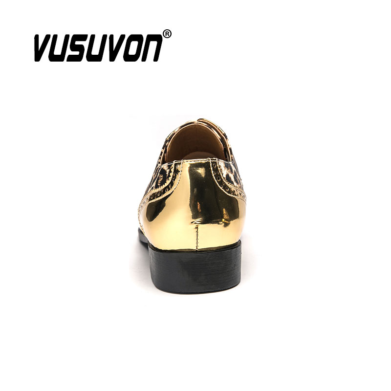 Sapatos masculinos com estampa - Men Formal Wear Shoes avaliação e preço
