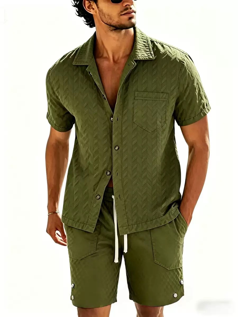 Conjunto Masculino de Verão em - Men'S Formal Beach Wear avaliação e preço
